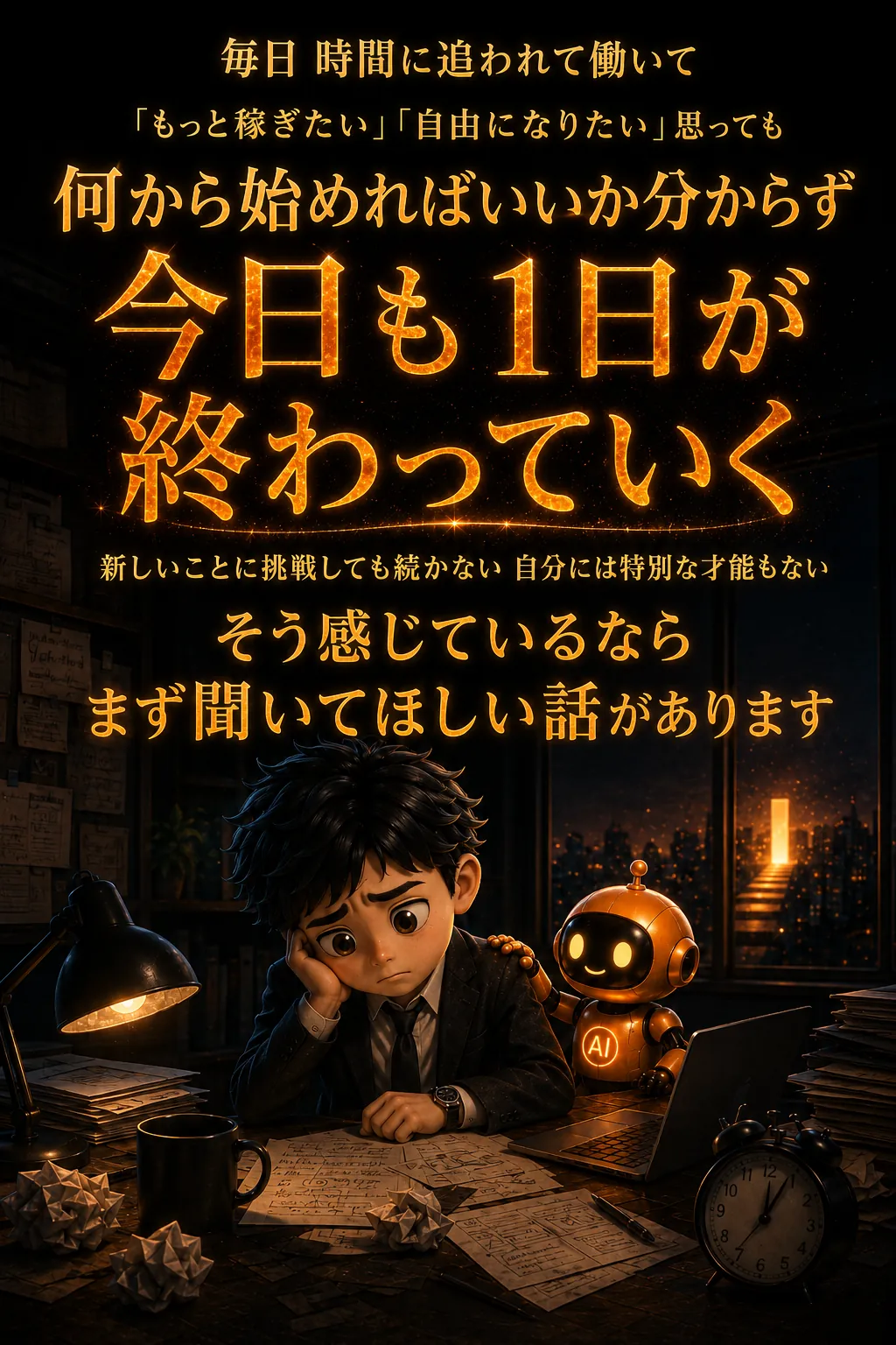 毎日時間に追われて働いて