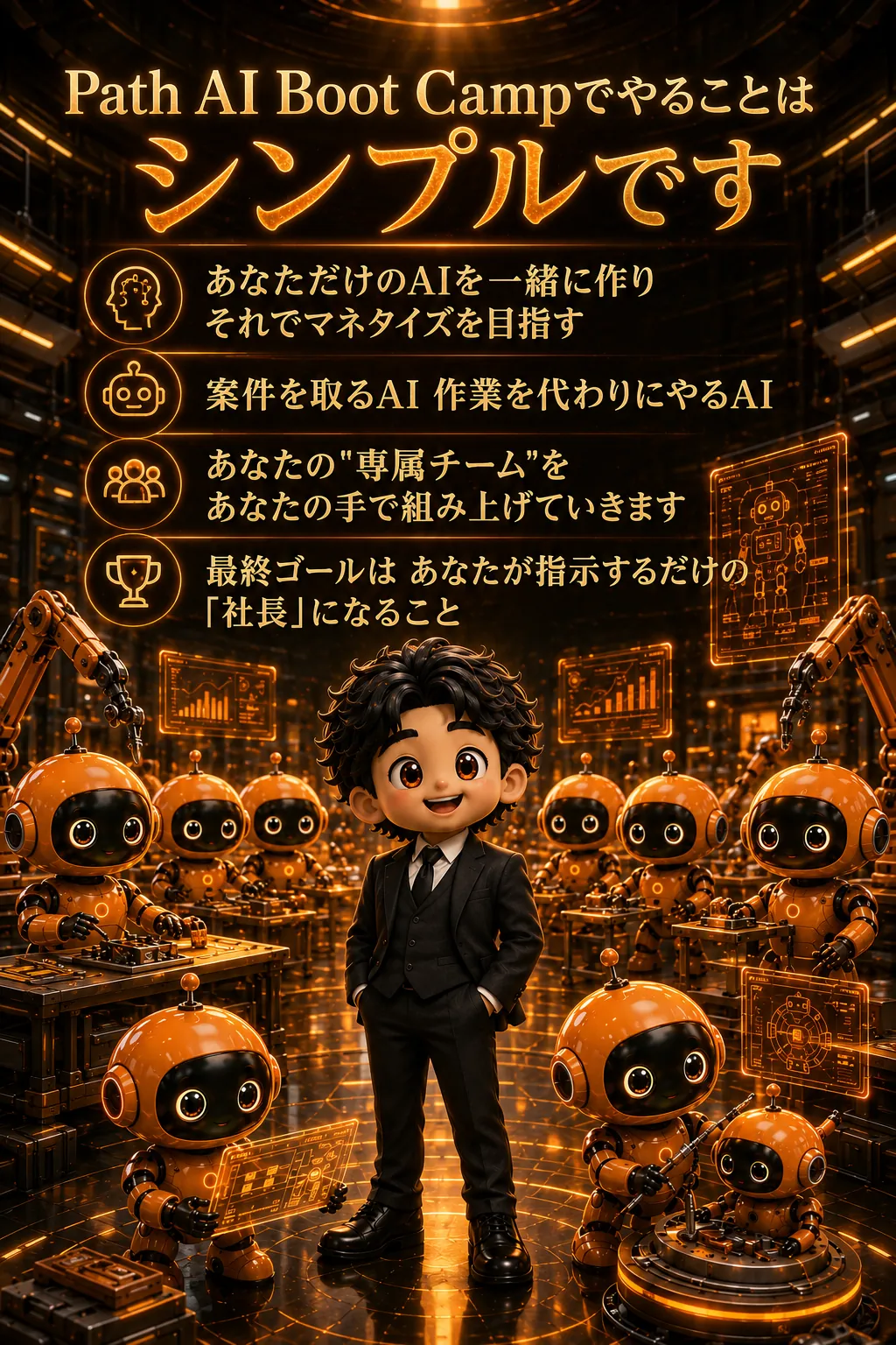 あなただけのAIを一緒に作りマネタイズを目指す
